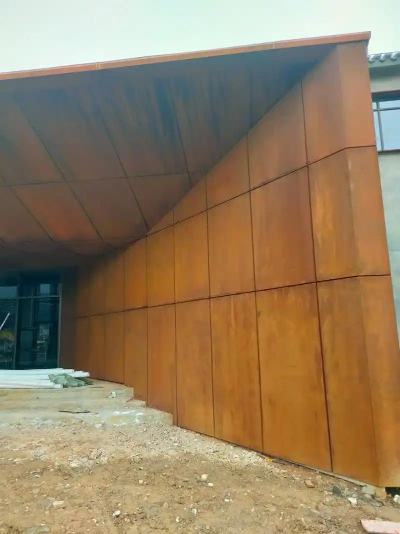 河西锈钢板幕墙